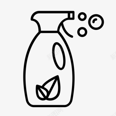 生态洗涤剂环保洗涤剂清洁剂图标图标