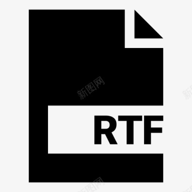rtf文档扩展名图标图标