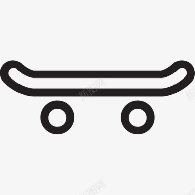 滑板溜冰鞋溜冰图标图标