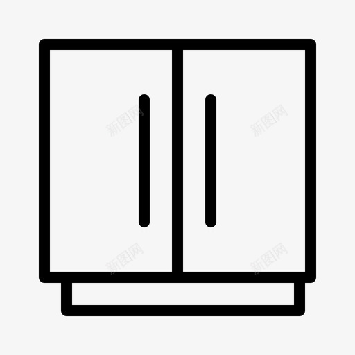 采购产品冰箱消费电子设备图标svg_新图网 https://ixintu.com 消费电子 电子设备 硬件 设备 采购产品冰箱