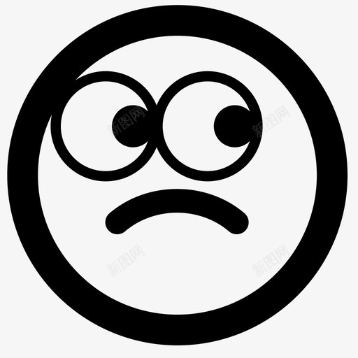 怀疑表情符号情绪图标svg_新图网 https://ixintu.com 不信任 怀疑 情绪 情绪图标 表情符号