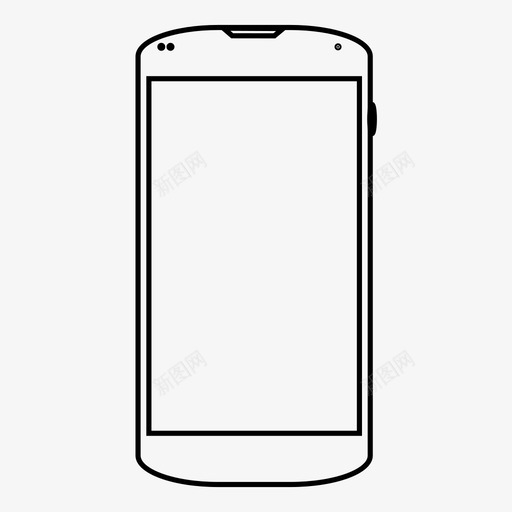 智能手机android设备图标svg_新图网 https://ixintu.com android 手机正反面 智能手机 样机 移动设备 设备