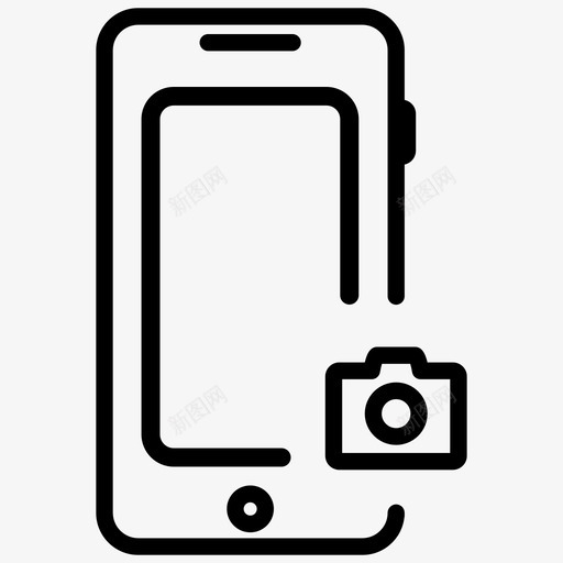 手机摄像头安卓iphone图标svg_新图网 https://ixintu.com iphone 安卓 手机 手机摄像头