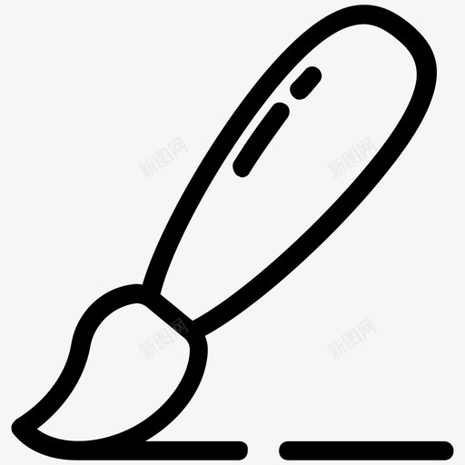 画笔艺术画笔绘画工具图标svg_新图网 https://ixintu.com 画家 画笔 绘画 绘画工具 网页设计图标 艺术画笔