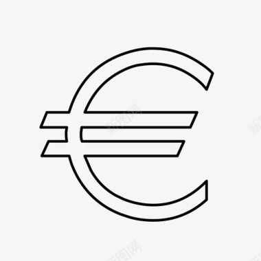 欧元欧洲货币图标图标