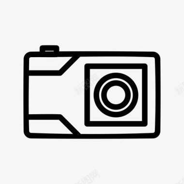 动作摄像机goprogps图标图标
