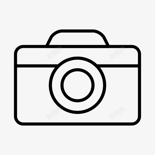 照相机图像照片图标svg_新图网 https://ixintu.com 图像 图片 摄影 照片 照相机 简单