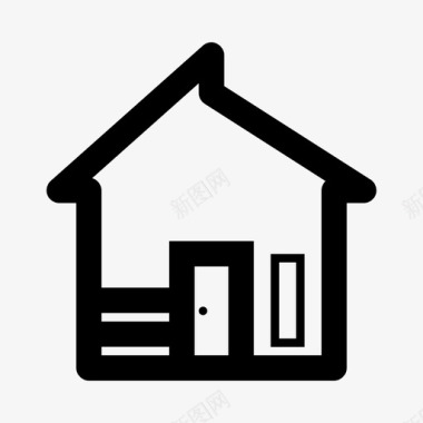 房子汽车贷款家庭按钮图标图标