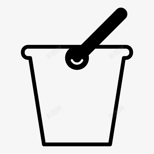 桶容器花园桶图标svg_新图网 https://ixintu.com 容器 桶 水桶 花园桶