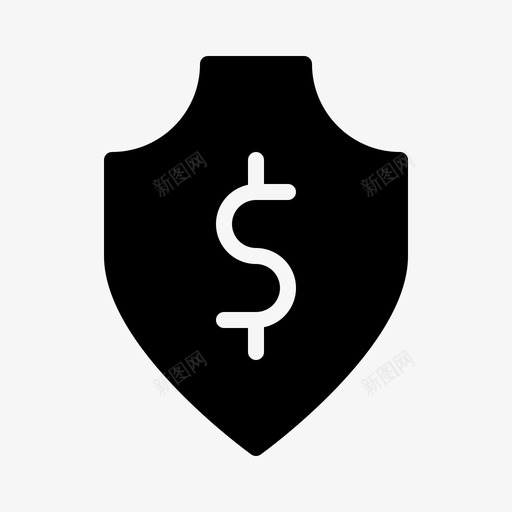货币保险保证承诺图标svg_新图网 https://ixintu.com 保护 保证 承诺 货币保险