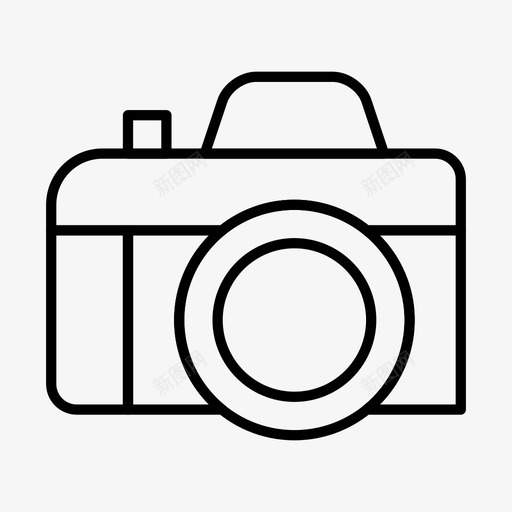 照相机图像照片图标svg_新图网 https://ixintu.com 图像 图片 摄影 照片 照相机 简单