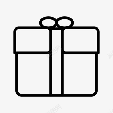 礼品礼品盒包裹图标图标