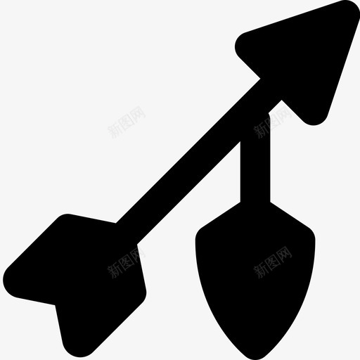 arrowwestwild图标svg_新图网 https://ixintu.com arrow smashiconswildwestmd实心 west wild