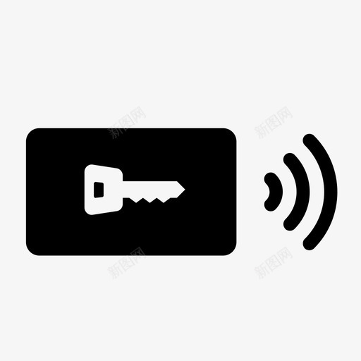 信用卡nfc支付图标svg_新图网 https://ixintu.com nfc paypass rfid 信用卡 卡安全 支付