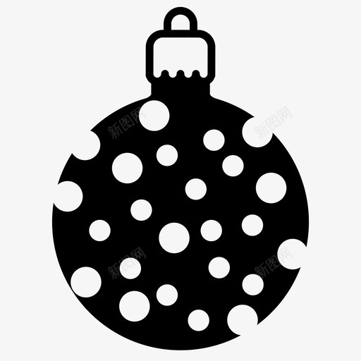 圣诞饰品球灯泡图标svg_新图网 https://ixintu.com 圣诞节 圣诞饰品 树 灯泡 球 装饰品