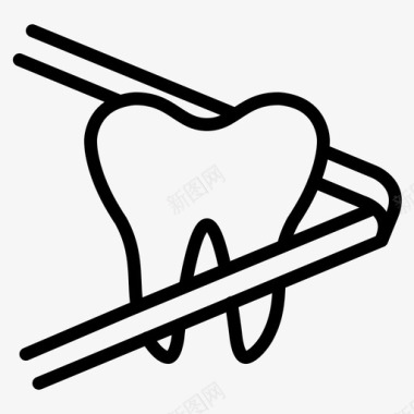 牙线护理清洁图标图标