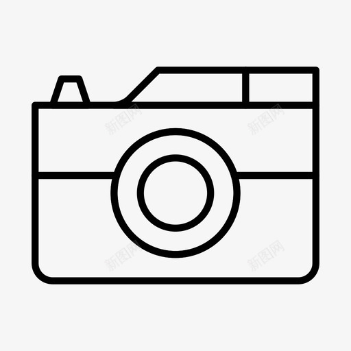 照相机图像照片图标svg_新图网 https://ixintu.com 图像 图片 摄影 照片 照相机 简单