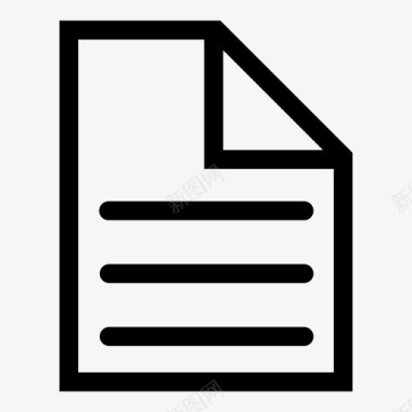 文件信件文字图标图标