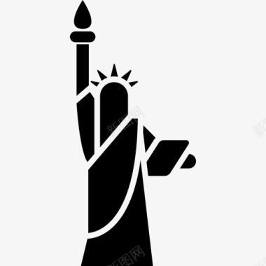 纽约自由女神像艺术纽约图标图标