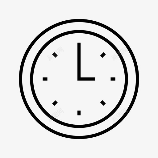 时钟小时分钟图标svg_新图网 https://ixintu.com 个人版本 分钟 周期 小时 时钟 时间