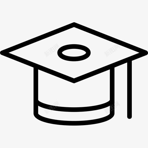 学位帽毕业证书学位证书图标svg_新图网 https://ixintu.com 学位帽 学位证书 教育线图标 毕业证书