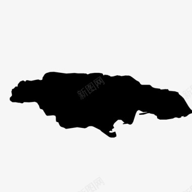 牙买加加勒比海国家图标图标