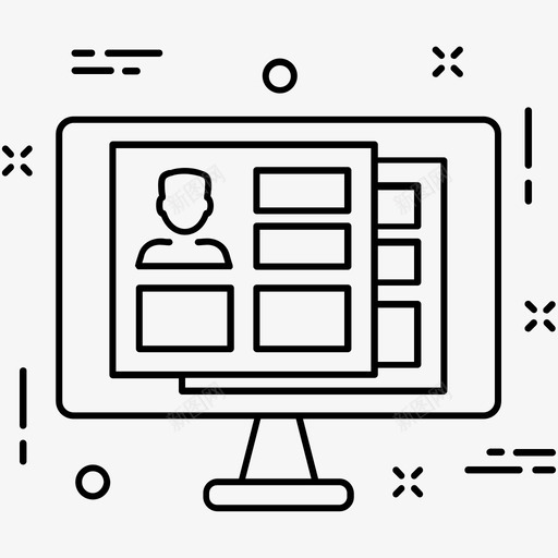 显示器图形lcd图标svg_新图网 https://ixintu.com lcd 其他图标1 图形设计 工作 工作站 显示器