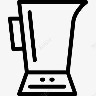 搅拌机食品处理器榨汁机图标图标