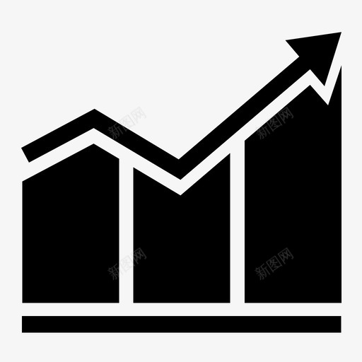 条形图分析仪表板图标svg_新图网 https://ixintu.com 仪表板 分析 图表 条形图 股票 随机