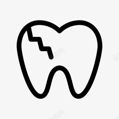蛀牙口腔病图标图标
