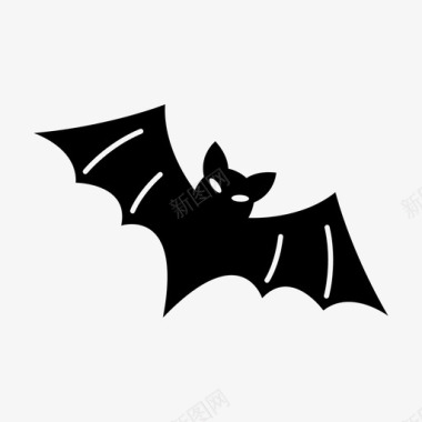 蝙蝠魔鬼吸血鬼图标图标
