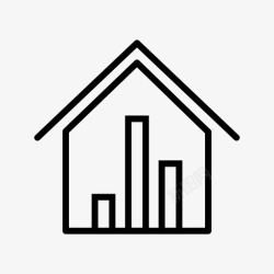 房地产统计图表房地产统计图表报告图标高清图片