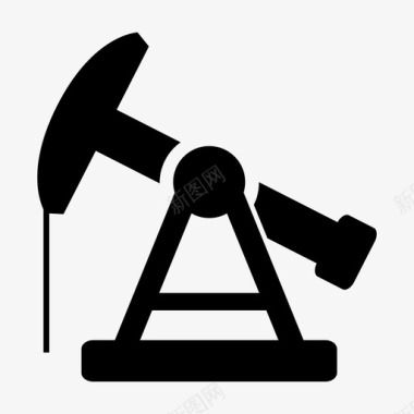 石油井架能源石油图标图标