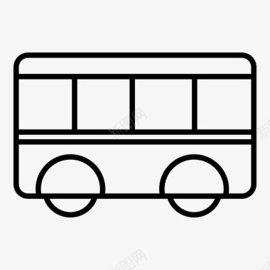 公共汽车汽车骑乘图标图标