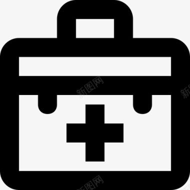 急救箱医疗医疗救护图标图标