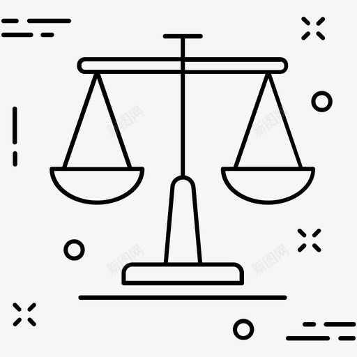 天平秤法院司法天平图标svg_新图网 https://ixintu.com 司法天平 天平秤 杂项图标2 法律 法院