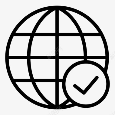 WWW全球世界图标图标