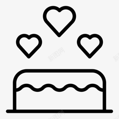 蛋糕甜点心图标图标