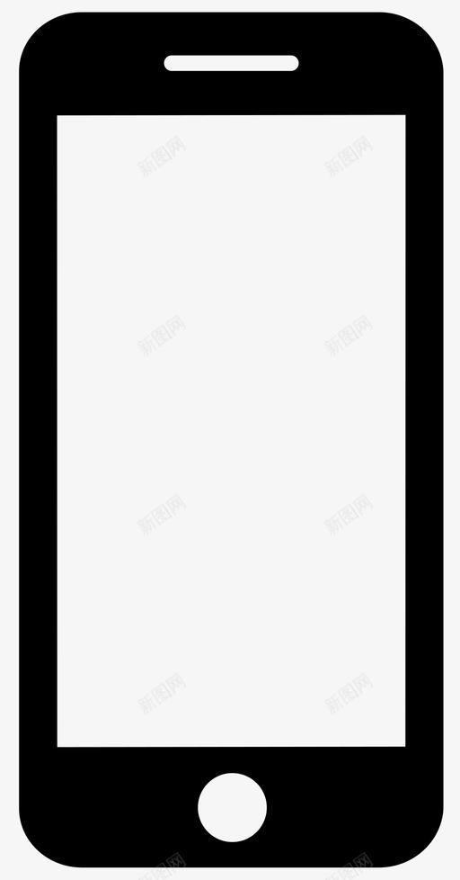 iphone手机科技图标svg_新图网 https://ixintu.com iphone 手机 科技