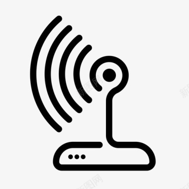 无线调制解调器网络信号图标图标