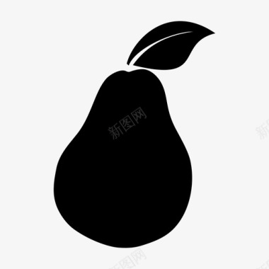 梨可食用水果食品图标图标