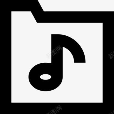 音乐文件夹存档音频图标图标