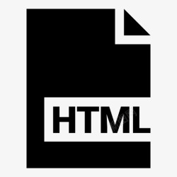 流行语言html文档扩展名图标高清图片