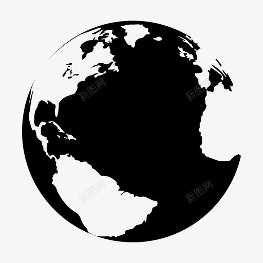 地球行星图标svg_新图网 https://ixintu.com 地球 行星