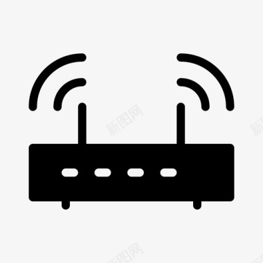 wifi路由器消费电子产品设备图标图标