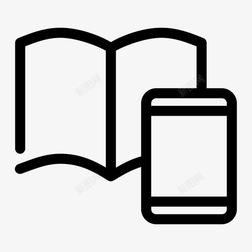 书籍和平板电脑android小工具图标svg_新图网 https://ixintu.com android ipad 书籍和平板电脑 小工具