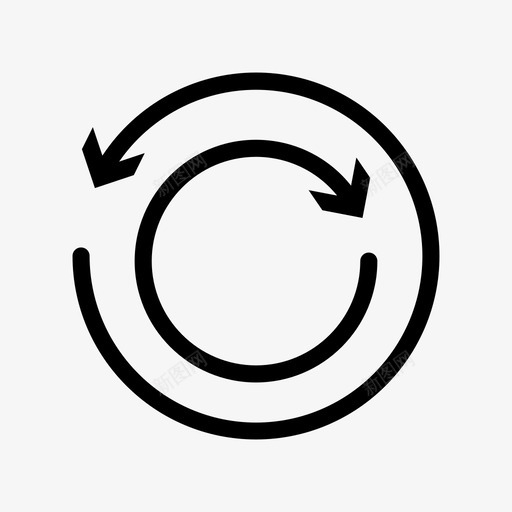 迭代循环过程图标svg_新图网 https://ixintu.com 循环 过程 返工 迭代