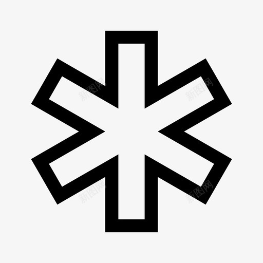 星号星号星光片图标svg_新图网 https://ixintu.com 星号 星号星光片