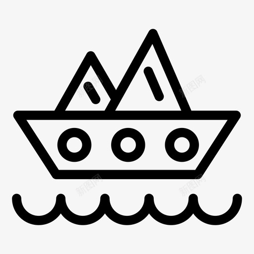 海船旅游交通图标svg_新图网 https://ixintu.com 交通 交通图标 旅游 海船 海船水墨画
