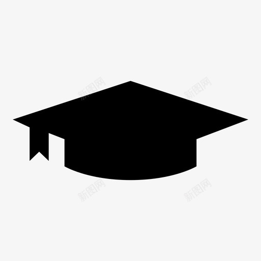 学生帽学位文凭图标svg_新图网 https://ixintu.com 学习 学位 学生帽 文凭